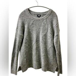 Josie Grey Wool Alpaca Knit Tunic Sweater